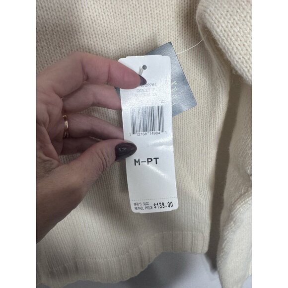 Vintage Lauren Ralph Lauren Antique Ivory Fair Isle Lambswool Sweater NWT - Picture 9 of 9